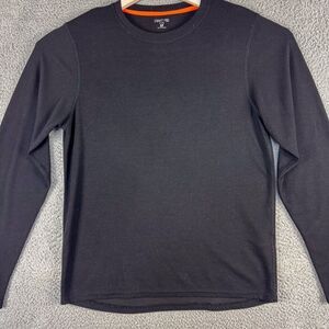 Omni Wool Shirt Mens XXL Black Baselayer‎ Wool Blend Outdoor Hunting Fishing Gym
